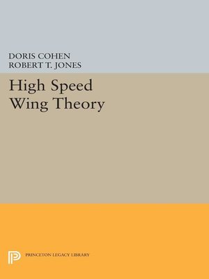 cover image of High Speed Wing Theory